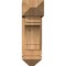 Ekena Millwork Merced Arts and Crafts Smooth Bracket w/ Offset Brace, Western Red Cedar, 7 1/2"W x 20"D x 24"H BKT0806X20X24MRC03SWR - alternate 4
